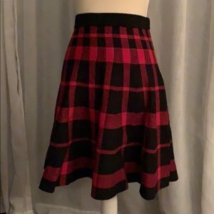 Like New! High waisted plaid A line skirt